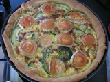 Quiche courgette et fromage de chèvre  pour recette autour d'un ingrédient 