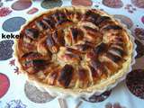 Tarte aux pommes et aux amandes