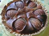 Tarte aux poires pochées au vin rouge et aux épices