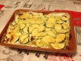 Gratin de ravioles aux courgettes