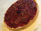 Tarte façon cheesecake aux fruits rouges