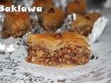 Baklawa ou Baklaoua avec la feuille de filo