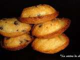 Madeleines aux pépites de chocolat