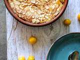 Clafoutis aux Mirabelles et à la Rose