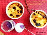 Crème Brûlée à la Vanille Bleue et à la Violette