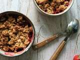 Crumble de Fraises, Noisette et Citron Vert