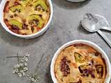 Flan Poire et Kiwi à l'Amande et au Chocolat