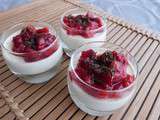 Panna Cotta Vanillée à la Compotée de Fraises