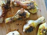 Pilons de Poulet Grillés Curcuma, Sésame et Citron Vert