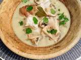 Soupe de Poisson Parfumée au Lait de Coco et Champignons