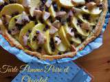 Tarte Pomme, Poire et Chocolat