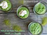 Velouté de Petits Pois Chèvre Menthe et Chantilly