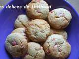 Cookies aux pralines roses