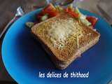 Croque monsieur au fromage de brebis