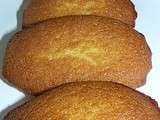 Madeleines au caramel beurre salé