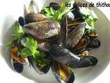 Moules pimentées à l'ail