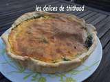 Quiche jambon et épinards