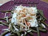 Salade d'haricots verts et chèvre frais