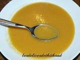 Soupe de carottes et pois chiches