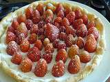 Tarte aux fraises et mascarpone