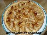 Tarte aux pommes-amandes et miel