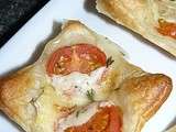 Tartelette au camembert et tomates cerises