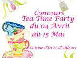 3 recettes pour ma participation au concours Tea Time Party