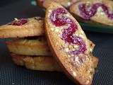 Financier aux framboises