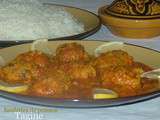 Tagine de boulettes de poissons