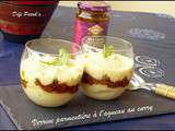 Verrine parmentière à l'agneau au curry pour le défi patak's