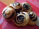 Escargots de chocolat noir amandes