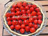 Tarte au fraise et chocolat