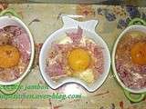 Oeuf cocotte jambon