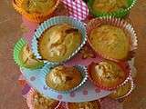 Muffins au chocolat blanc