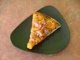 Pizza aux abricots