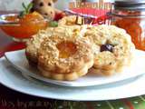 Biscuits Sablés linzer à la marmelade d’orange