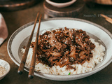 Boeuf sauté aux oignons, recette chinoise