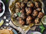 Boulettes Kefta aubergine feta et menthe