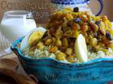 Couscous tfaya aux raisins secs et oignons caramélisés