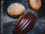 Madeleines vanille citron / coque au chocolat