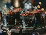 Mousse au chocolat noir et crème de marrons