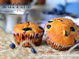 Muffins aux bananes et myrtilles