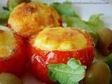 Nids de tomates au four (tomates farcies)