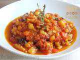 Sauce tomate capres et olives, pour poisson