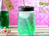 Sirop de Menthe fait maison