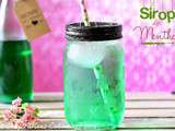 Sirop de Menthe fait maison