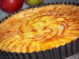 Tarte aux pommes au beurre à la cannelle