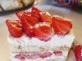 Charlotte aux fraises façon tiramisu