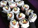 Maki california au saumon et thon mayonnaise