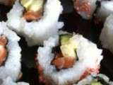 Maki california au saumon et thon mayonnaise